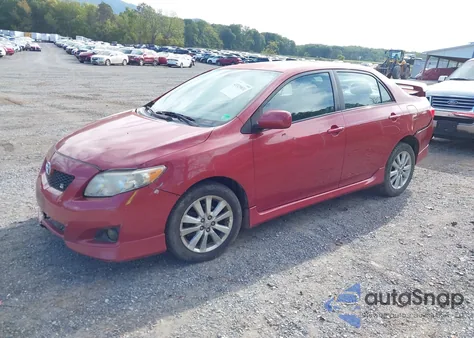 2009 Toyota Corolla S z USA, uszkodzony, nr VIN 2T1BU40E49C031366